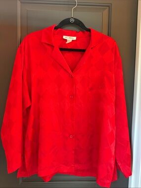 Dior Vibrant Red Button-Up Shirt - see notes